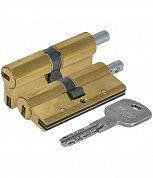 Картинка Цилиндровый механизм под вертушку Cisa AP3 OH3S2-18.66 (80 мм/35+10+35), ЛАТУНЬ